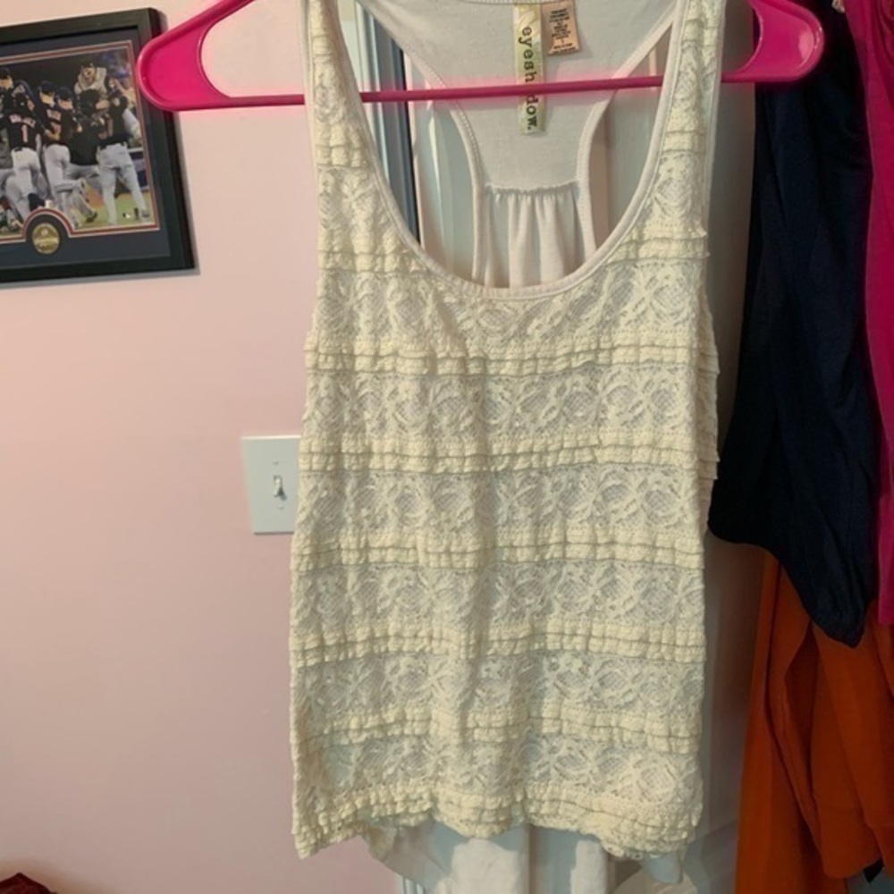 White tank top